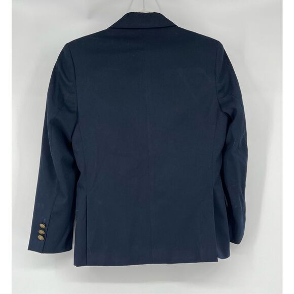 Tommy Hilfiger Navy Blazer Jacket Boys Size 10 Gold Buttons Classic Preppy Style - Picture 2 of 12